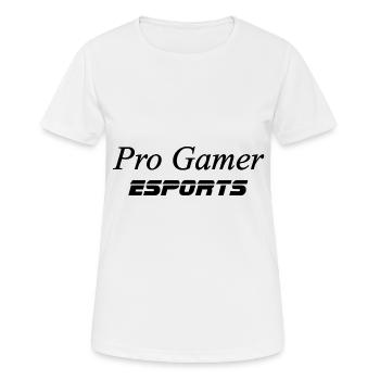 Pro Gamer esports - Women's Breathable T-Shirt - white - Front - AI Model Female 172 dark (172cm)