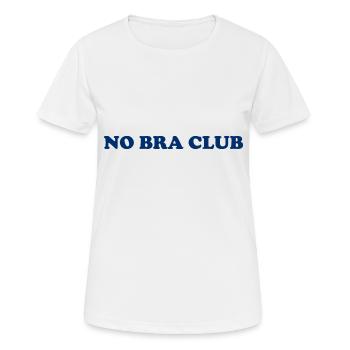 No Bra Club - Poitrine - - Soutien-gorge - Soutien-gorge - T-shirt respirant Femme - blanc - Devant - AI Model Female 172 dark (172cm)
