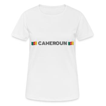 CAMEROON - Women's Breathable T-Shirt - white - Front - AI Model Female 172 dark (172cm)