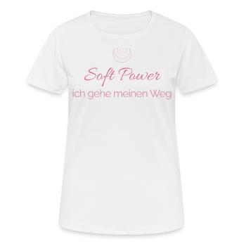 My way. My pace. My truth. - Women's Breathable T-Shirt - white - Front - AI Model Female 172 dark (172cm)
