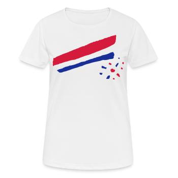 Retro Vector - Women's Breathable T-Shirt - white - Front - AI Model Female 172 dark (172cm)