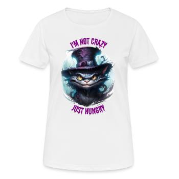 CHAT AFFAMÉ DU CHESHIRE - T-shirt respirant Femme - blanc - Devant - AI Model Female 172 dark (172cm)