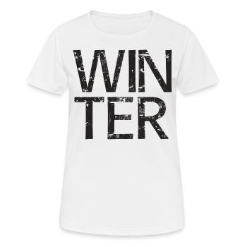 Winter - Women's Breathable T-Shirt - white - Front - AI Model Female 172 dark (172cm)