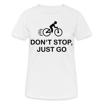 Bicyclette - T-shirt respirant Femme - blanc - Devant - AI Model Female 172 dark (172cm)