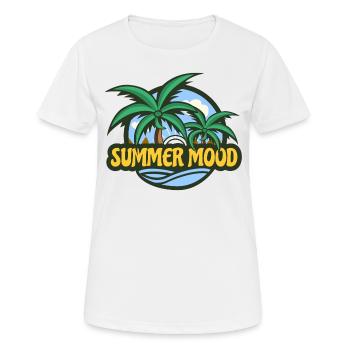 Summer Mood - Women's Breathable T-Shirt - white - Front - AI Model Female 172 dark (172cm)
