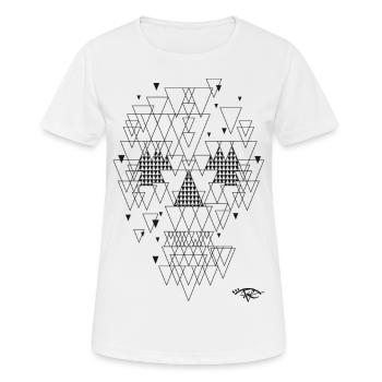 Tete de Mort Rougevision - Women's Breathable T-Shirt - white - Front - AI Model Female 172 dark (172cm)