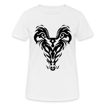 Tribal-eyes - Women's Breathable T-Shirt - white - Front - AI Model Female 172 dark (172cm)
