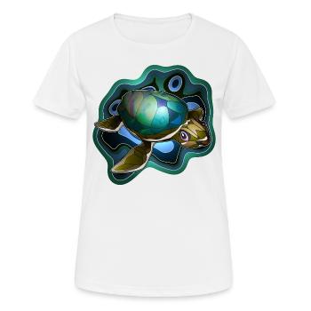 Sea Turtle 2 - Women's Breathable T-Shirt - white - Front - AI Model Female 172 dark (172cm)