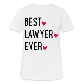 Anwalt - Frauen T-Shirt atmungsaktiv - Weiß - Vorne - AI Model Female 172 dark (172cm)