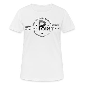 Aller à l’essentiel - T-shirt respirant Femme - blanc - Devant - AI Model Female 172 dark (172cm)