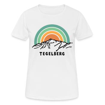 Tegelberg 1881 Ammergau Allgäu Bavière Allemagne - T-shirt respirant Femme - blanc - Devant - AI Model Female 172 dark (172cm)
