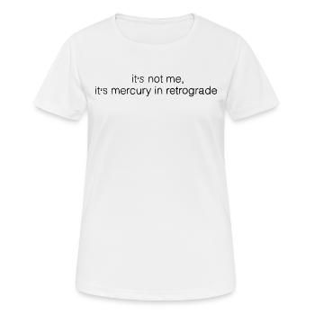 Astrologie au mercure - T-shirt respirant Femme - blanc - Devant - AI Model Female 172 dark (172cm)