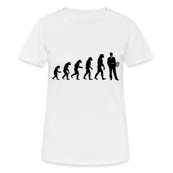 Accountant Auditor Evolution Gift - Women's Breathable T-Shirt - white - Front - AI Model Female 172 dark (172cm)