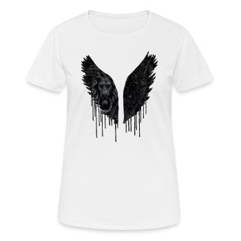 Angelwings,Wings,Dark,Colorful,Darkangel, Gothic,Lion - T-shirt respirant Femme - blanc - Devant - AI Model Female 172 dark (172cm)