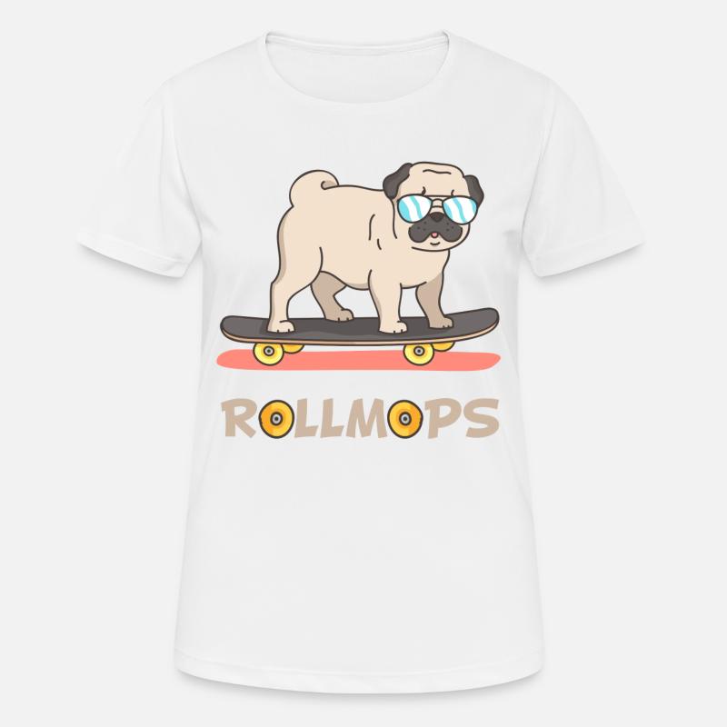RollMops (Sunglasses Edition) - Women's Breathable T-Shirt - white