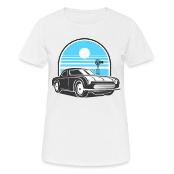 Classic Car - Women's Breathable T-Shirt - white - Front - AI Model Female 172 dark (172cm)