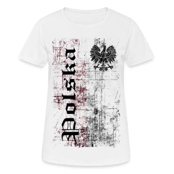 Polska - T-shirt respirant Femme - blanc - Devant - AI Model Female 172 dark (172cm)