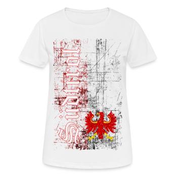 Tyrol du Sud - T-shirt respirant Femme - blanc - Devant - AI Model Female 172 dark (172cm)