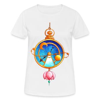 Magic Watch - Women's Breathable T-Shirt - white - Front - AI Model Female 172 dark (172cm)