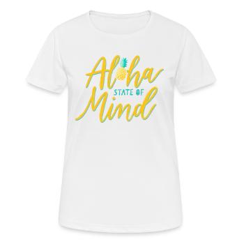 Aloha - Women's Breathable T-Shirt - white - Front - AI Model Female 172 dark (172cm)