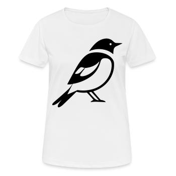 Bird - Women's Breathable T-Shirt - white - Front - AI Model Female 172 dark (172cm)
