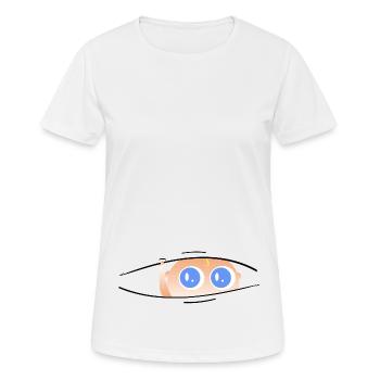 - pregnancy gift - Women's Breathable T-Shirt - white - Front - AI Model Female 172 dark (172cm)