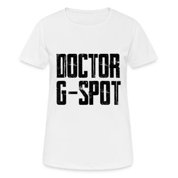 Doctor G-Spot | Doctor G-Spot | Go point - Women's Breathable T-Shirt - white - Front - AI Model Female 172 dark (172cm)