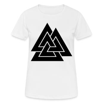 Vikings Nordiques Rune Vikings Walhalla Vikings - T-shirt respirant Femme - blanc - Devant - AI Model Female 172 dark (172cm)
