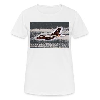 Tornado Flame In Studio - Women's Breathable T-Shirt - white - Front - AI Model Female 172 dark (172cm)