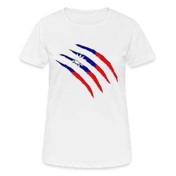 Taiwan - Frauen T-Shirt atmungsaktiv - Weiß - Vorne - AI Model Female 172 dark (172cm)