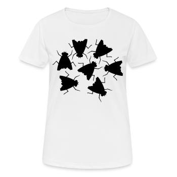 House Flying Group Team Silhouette - Women's Breathable T-Shirt - white - Front - AI Model Female 172 dark (172cm)