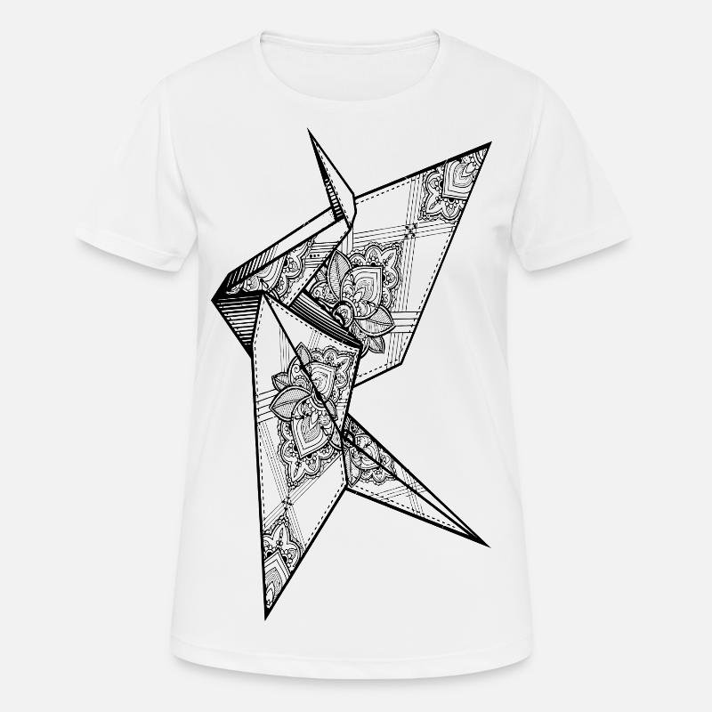 Insane Crane - Women's Breathable T-Shirt - white