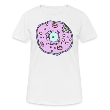 cellule animale - T-shirt respirant Femme - blanc - Devant - AI Model Female 172 dark (172cm)