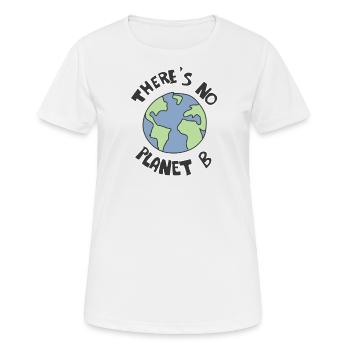 Climate protection Earth Climate change - Women's Breathable T-Shirt - white - Front - AI Model Female 172 dark (172cm)