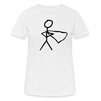 Hero Superhero - Women's Breathable T-Shirt - white - Front - AI Model Female 172 dark (172cm)