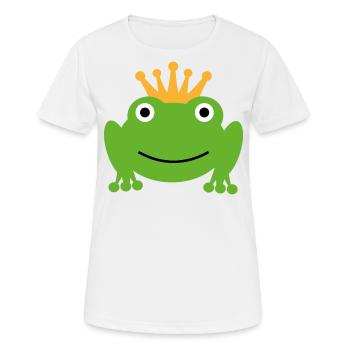 Frog prince - Women's Breathable T-Shirt - white - Front - AI Model Female 172 dark (172cm)