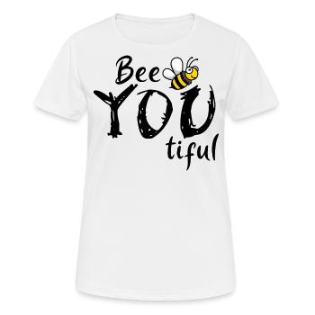 Bee you tiful beautyful Biene Imkerin Imkerei - Frauen T-Shirt atmungsaktiv - Weiß - Vorne - AI Model Female 172 dark (172cm)