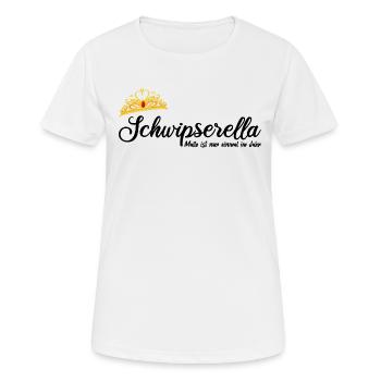 Schwipserella Malle Party Mädelstour feiern saufen - Frauen T-Shirt atmungsaktiv - Weiß - Vorne - AI Model Female 172 dark (172cm)