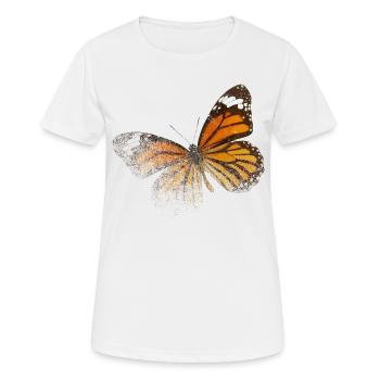 Beautiful butterfly - Women's Breathable T-Shirt - white - Front - AI Model Female 172 dark (172cm)