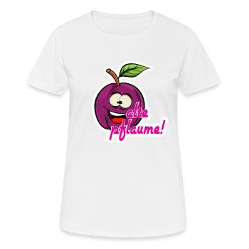 Alte pflaume - Frauen T-Shirt atmungsaktiv - Weiß - Vorne - AI Model Female 172 dark (172cm)