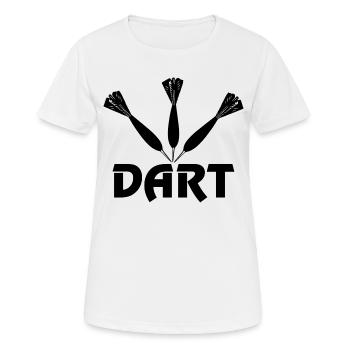 Darts Dart - Women's Breathable T-Shirt - white - Front - AI Model Female 172 dark (172cm)
