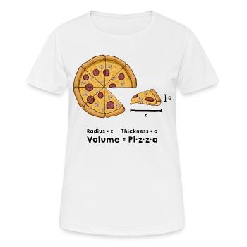 Pizza-Formel - Frauen T-Shirt atmungsaktiv - Weiß - Vorne - AI Model Female 172 dark (172cm)