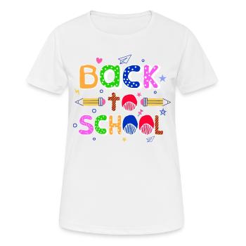 Start of school Back to school Students Back to school - Women's Breathable T-Shirt - white - Front - AI Model Female 172 dark (172cm)