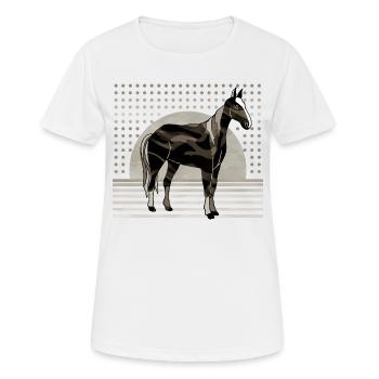 Bassin - T-shirt respirant Femme - blanc - Devant - AI Model Female 172 dark (172cm)