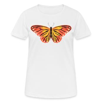 Butterfly - Women's Breathable T-Shirt - white - Front - AI Model Female 172 dark (172cm)