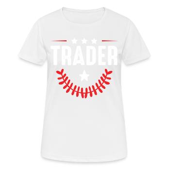 Trader Beruf - Frauen T-Shirt atmungsaktiv - Weiß - Vorne - AI Model Female 172 dark (172cm)