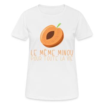 EVG Cadeau Enterrement de Vie de Garçon Team Marié - T-shirt respirant Femme - blanc - Devant - AI Model Female 172 dark (172cm)