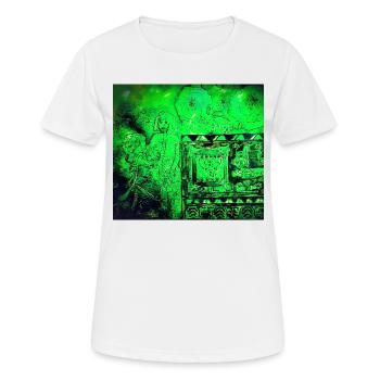 Rêve afghan - T-shirt respirant Femme - blanc - Devant - AI Model Female 172 dark (172cm)