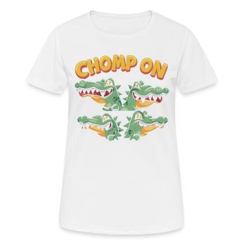 ALLIGATORS - T-shirt respirant Femme - blanc - Devant - AI Model Female 172 dark (172cm)