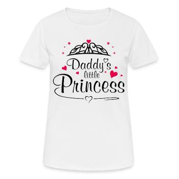 Daddy's little princess - Women's Breathable T-Shirt - white - Front - AI Model Female 172 dark (172cm)